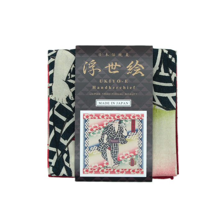 6th image: Ukiyo-e Japanese Art Handkerchief - Ukiyo-e Kunisada Utagawa , Multicolor | 1000-3006