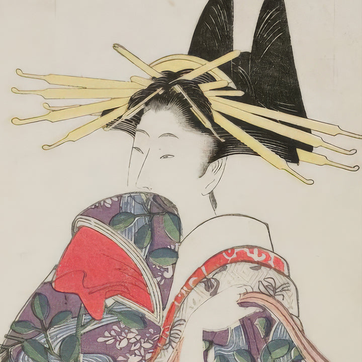 5th image: Japanese Ukiyo-e Art Poster Ukiyo-e Giclée - Kitagawa Utamaro , - | 50426-001