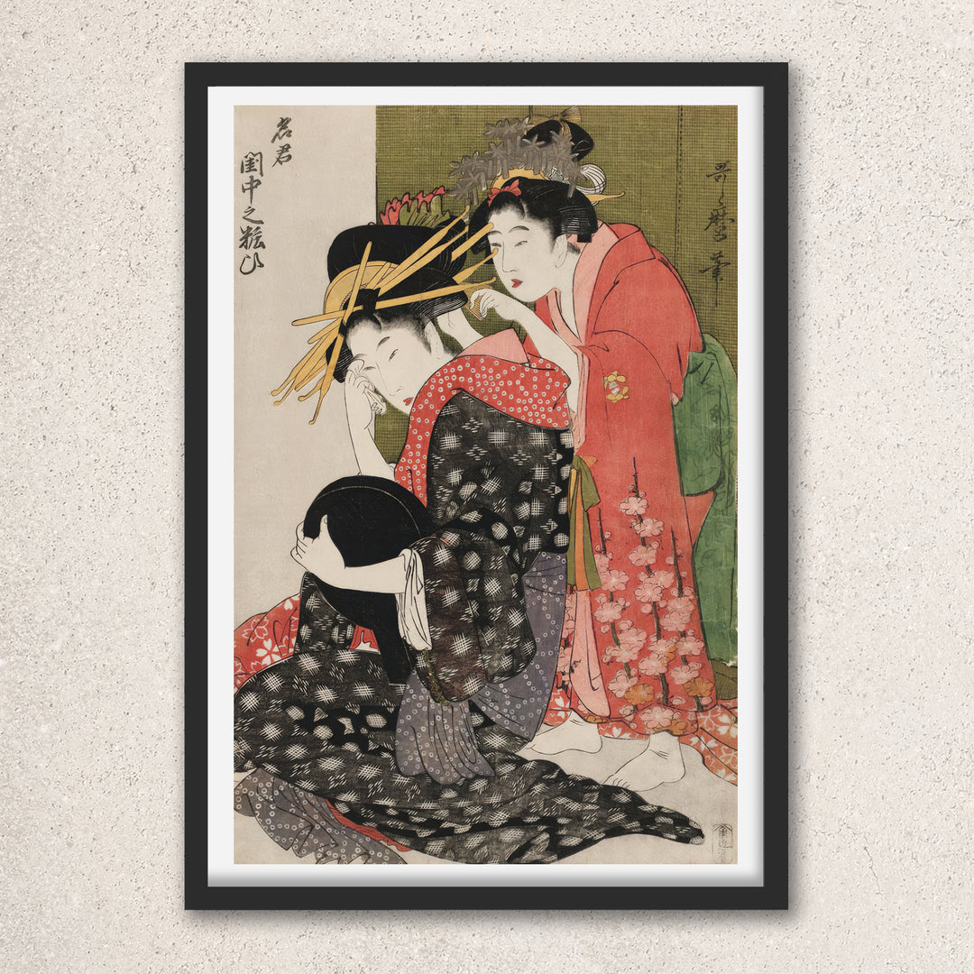 Main image: Japanese Ukiyo-e Art Poster Ukiyo-e Giclée - Kitagawa Utamaro , - | 50427-001