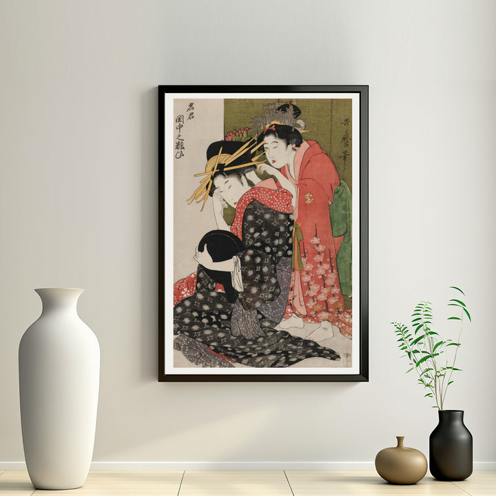 2nd image: Japanese Ukiyo-e Art Poster Ukiyo-e Giclée - Kitagawa Utamaro , - | 50427-001