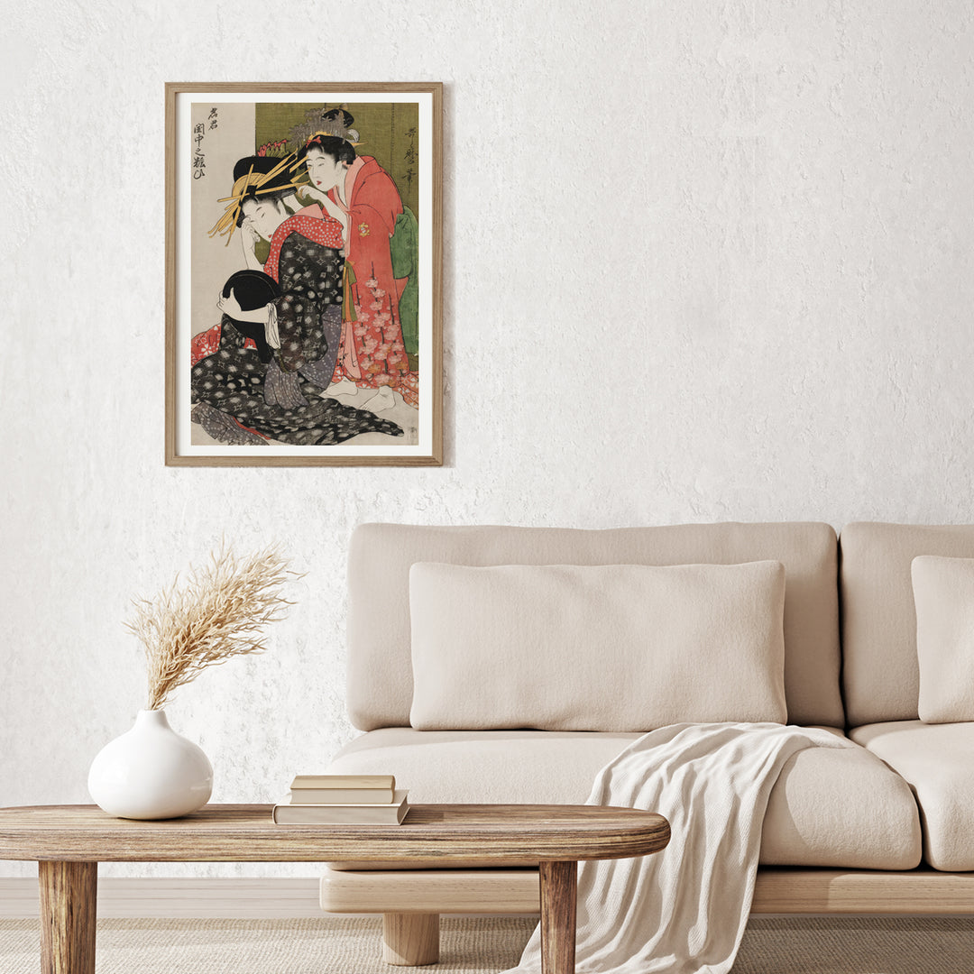3nd image: Japanese Ukiyo-e Art Poster Ukiyo-e Giclée - Kitagawa Utamaro , - | 50427-001