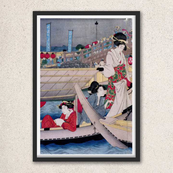 Main image: Japanese Ukiyo-e Art Poster Ukiyo-e Giclée - Kitagawa Utamaro , - | 50429-001
