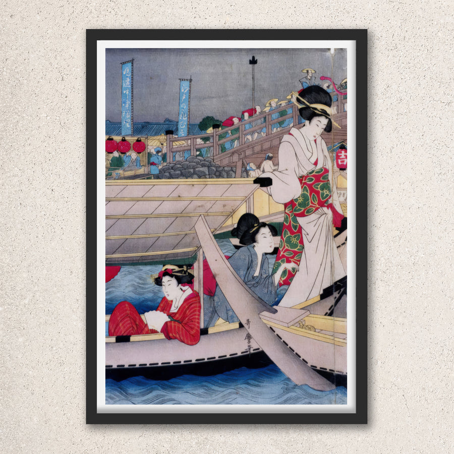Main image: Japanese Ukiyo-e Art Poster Ukiyo-e Giclée - Kitagawa Utamaro , - | 50429-001
