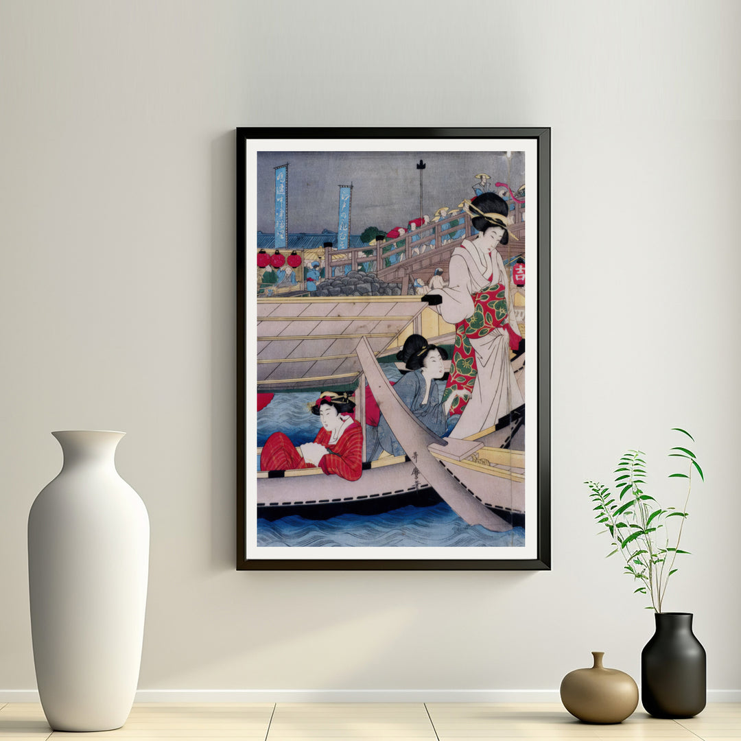 2nd image: Japanese Ukiyo-e Art Poster Ukiyo-e Giclée - Kitagawa Utamaro , - | 50429-001
