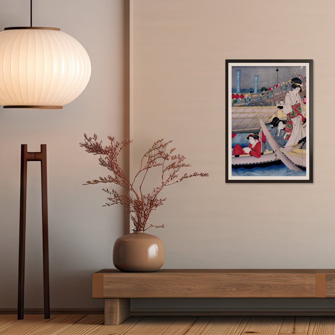 4th image: Japanese Ukiyo-e Art Poster Ukiyo-e Giclée - Kitagawa Utamaro , - | 50429-001