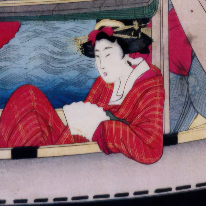 5th image: Japanese Ukiyo-e Art Poster Ukiyo-e Giclée - Kitagawa Utamaro , - | 50429-001