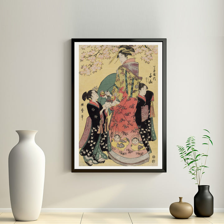 2nd image: Japanese Ukiyo-e Art Poster Ukiyo-e Giclée - Kitagawa Utamaro , - | 50431-001