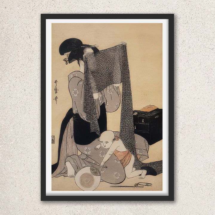Main image: Japanese Ukiyo-e Art Poster Ukiyo-e Giclée - Kitagawa Utamaro , - | 50442-001