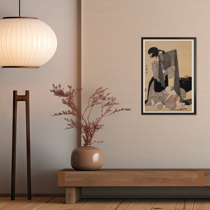 4th image: Japanese Ukiyo-e Art Poster Ukiyo-e Giclée - Kitagawa Utamaro , - | 50442-001