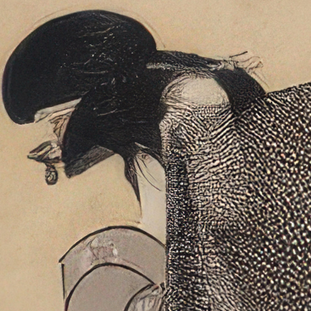 5th image: Japanese Ukiyo-e Art Poster Ukiyo-e Giclée - Kitagawa Utamaro , - | 50442-001
