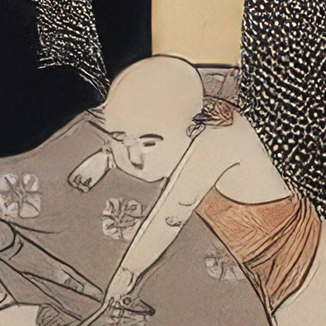 6th image: Japanese Ukiyo-e Art Poster Ukiyo-e Giclée - Kitagawa Utamaro , - | 50442-001