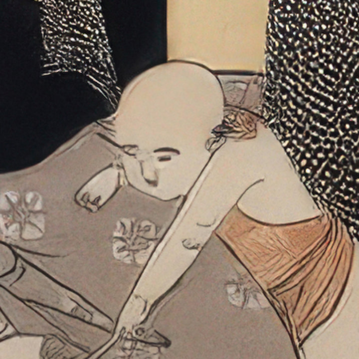 6th image: Japanese Ukiyo-e Art Poster Ukiyo-e Giclée - Kitagawa Utamaro , - | 50442-001
