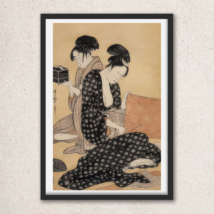Main image: Japanese Ukiyo-e Art Poster Ukiyo-e Giclée - Kitagawa Utamaro , - | 50443-001