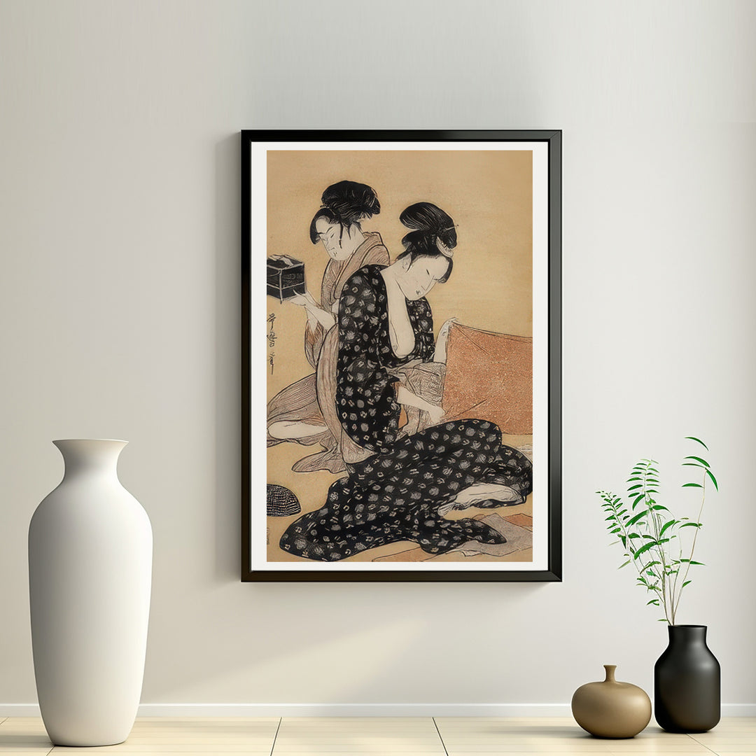 2nd image: Japanese Ukiyo-e Art Poster Ukiyo-e Giclée - Kitagawa Utamaro , - | 50443-001