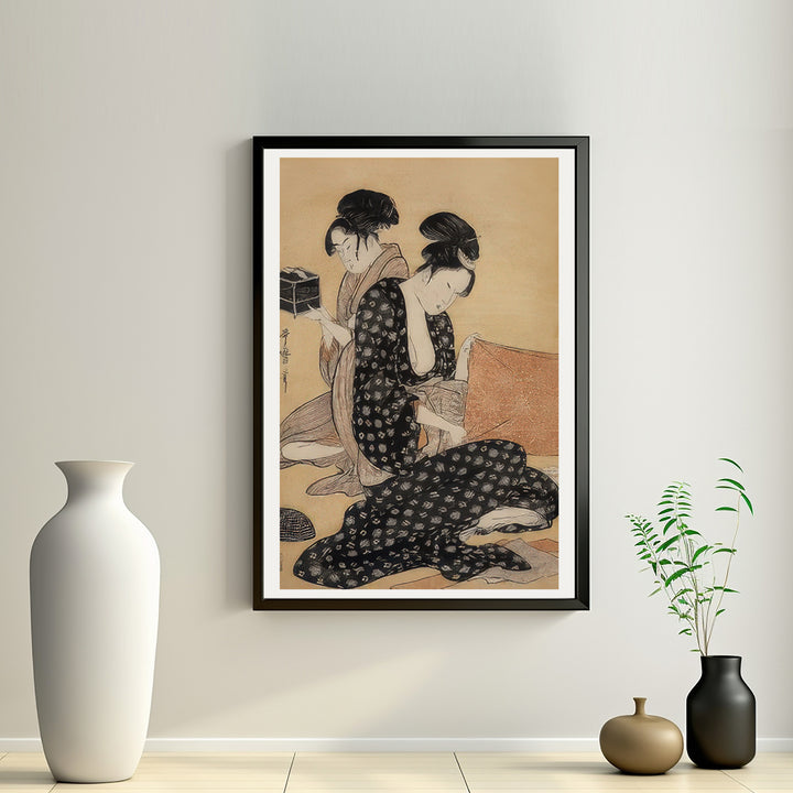 2nd image: Japanese Ukiyo-e Art Poster Ukiyo-e Giclée - Kitagawa Utamaro , - | 50443-001