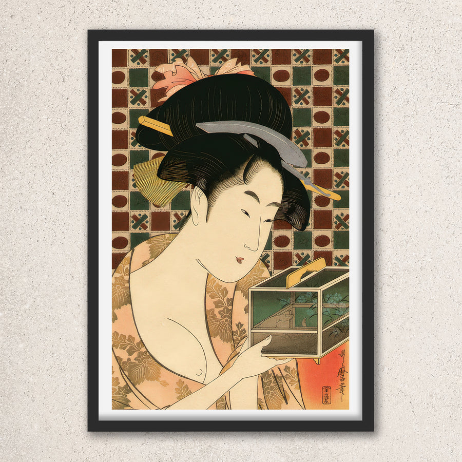 Main image: Japanese Ukiyo-e Art Poster Ukiyo-e Giclée - Kitagawa Utamaro , - | 50447-001