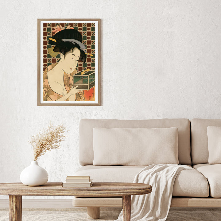 3nd image: Japanese Ukiyo-e Art Poster Ukiyo-e Giclée - Kitagawa Utamaro , - | 50447-001
