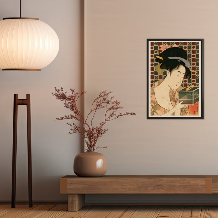 4th image: Japanese Ukiyo-e Art Poster Ukiyo-e Giclée - Kitagawa Utamaro , - | 50447-001