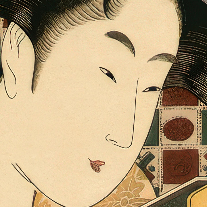 5th image: Japanese Ukiyo-e Art Poster Ukiyo-e Giclée - Kitagawa Utamaro , - | 50447-001