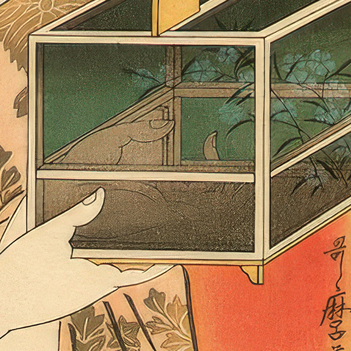 6th image: Japanese Ukiyo-e Art Poster Ukiyo-e Giclée - Kitagawa Utamaro , - | 50447-001