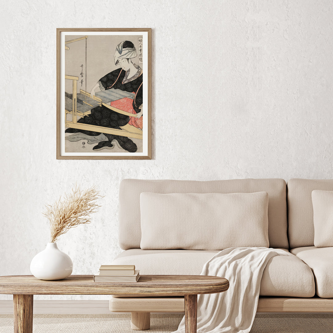 3nd image: Japanese Ukiyo-e Art Poster Ukiyo-e Giclée - Kitagawa Utamaro , - | 50448-001