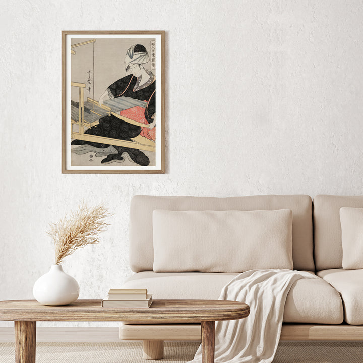 3nd image: Japanese Ukiyo-e Art Poster Ukiyo-e Giclée - Kitagawa Utamaro , - | 50448-001