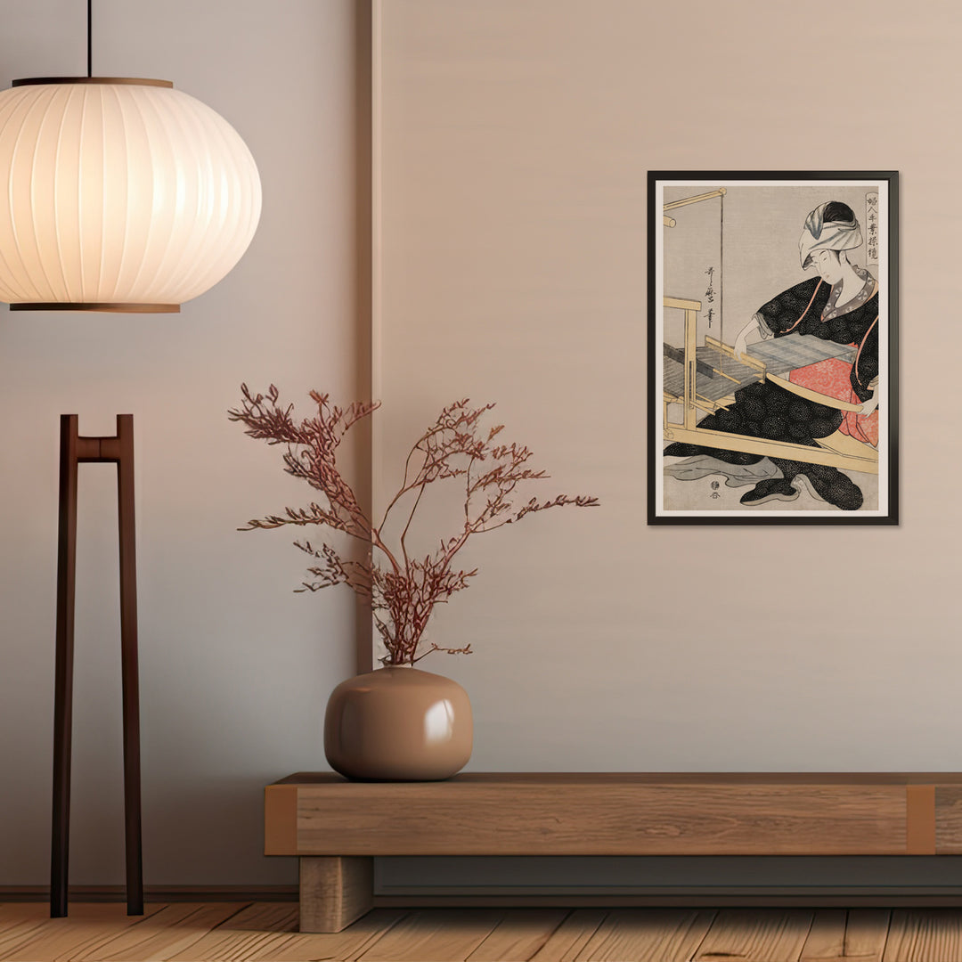 4th image: Japanese Ukiyo-e Art Poster Ukiyo-e Giclée - Kitagawa Utamaro , - | 50448-001