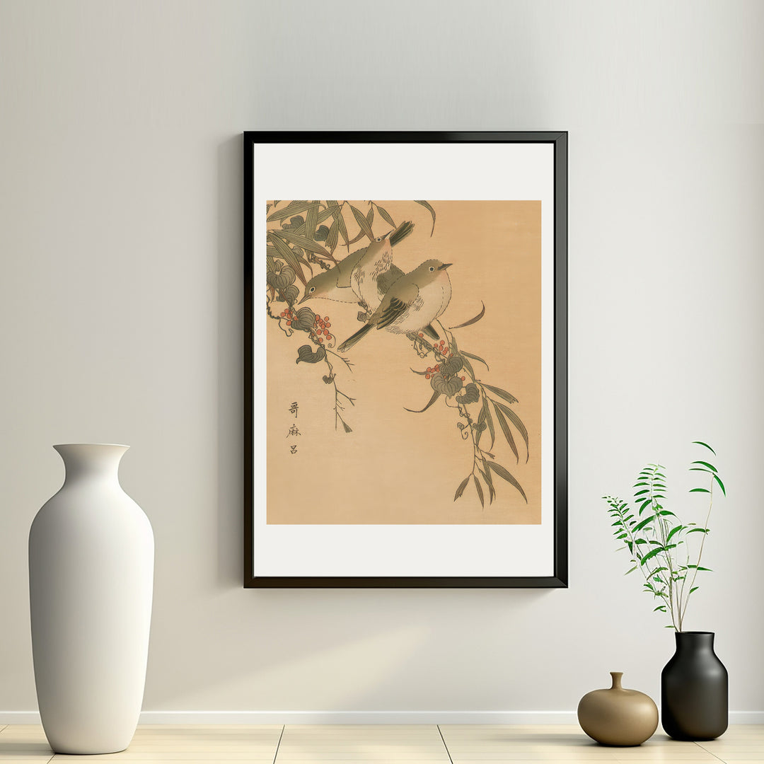 2nd image: Japanese Ukiyo-e Art Poster Ukiyo-e Giclée - Kitagawa Utamaro , - | 50450-001