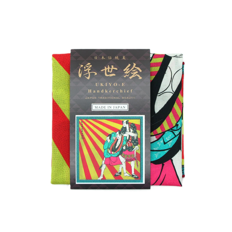 6th image: Designer collabs Handkerchief - Ukiyo-e Sharaku Toshusai , Multicolor | 1000-4002