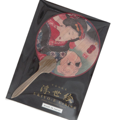 Main image: Ukiyo-e Japanese Art Hand Fan - Kuniyoshi Utagawa , Multicolor | 10002-005