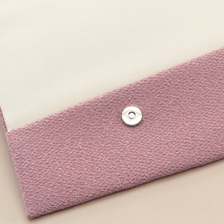4th image: Japanese Magnetic Pouch - Plain , Pink tones | 10005-006