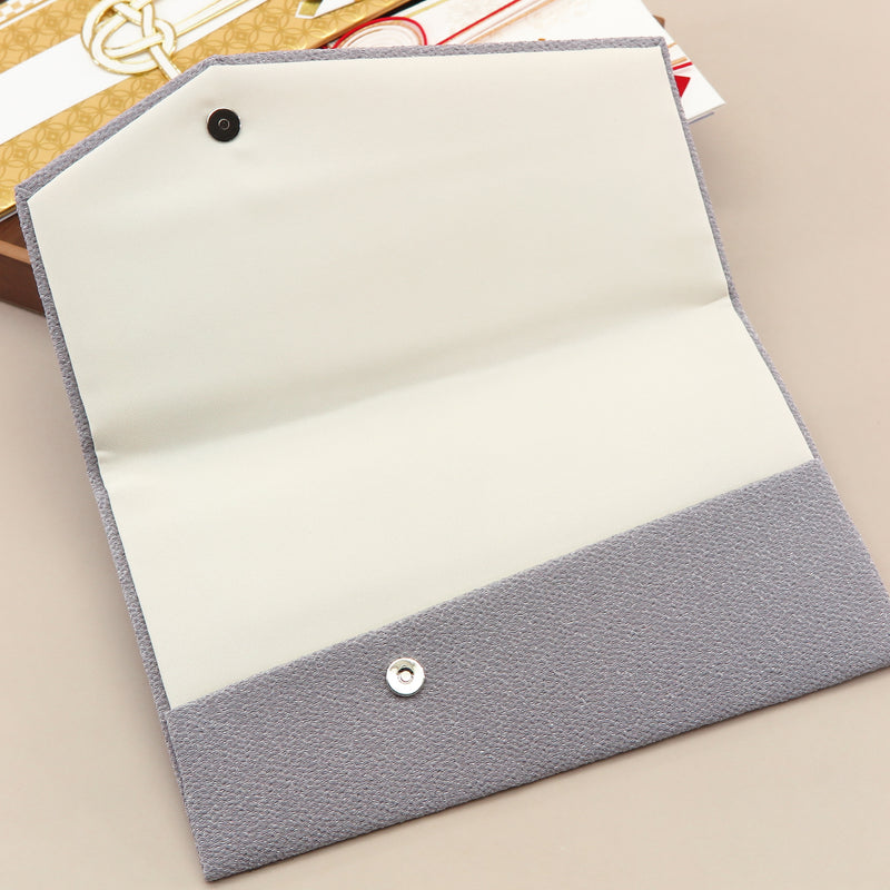 3nd image: Japanese Magnetic Pouch - Plain , Grey tones | 10005-009