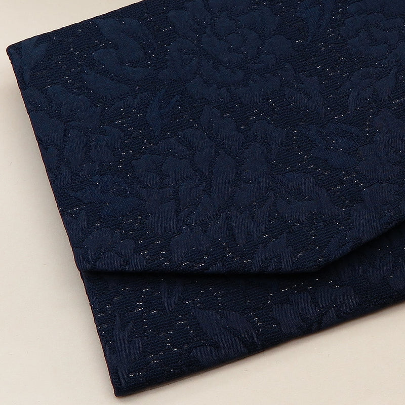 2nd image: Japanese Magnetic Pouch - Peony , Navy tones | 10006-001