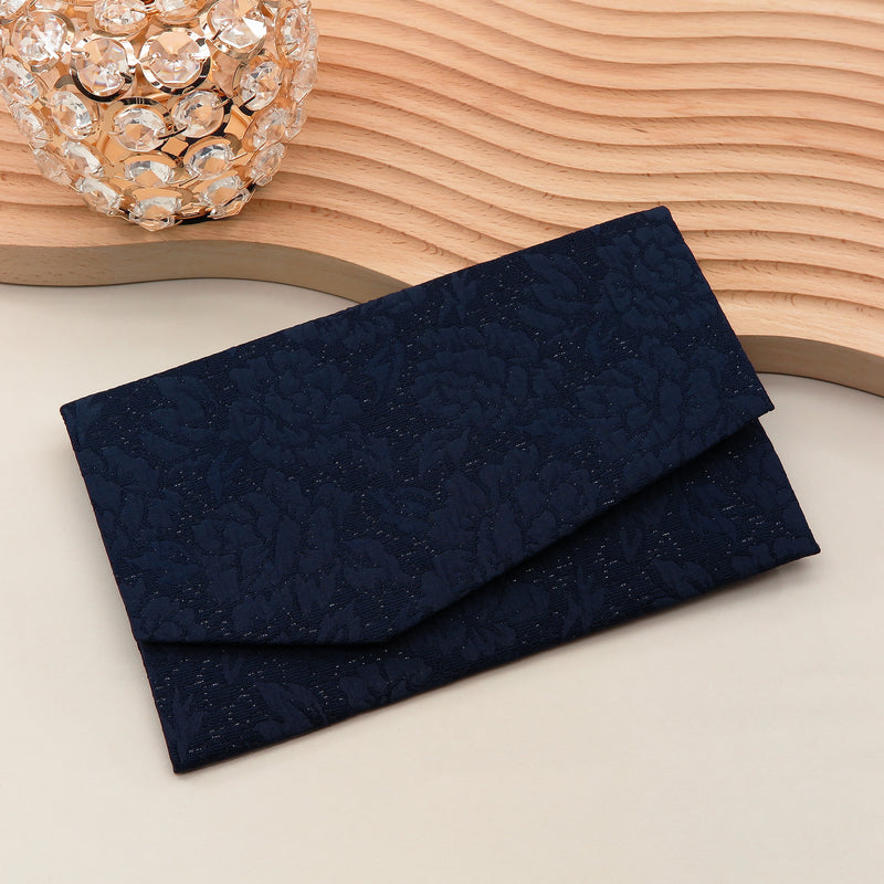 Main image: Japanese Magnetic Pouch - Peony , Navy tones | 10006-001