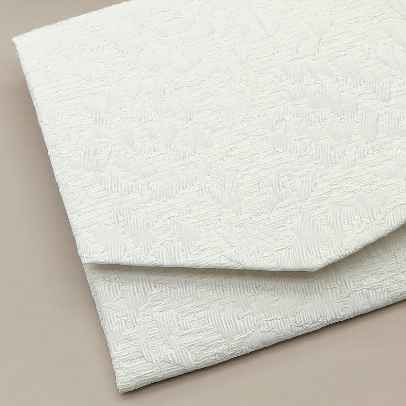 2nd image: Japanese Magnetic Pouch - Peony , White tones | 10006-003