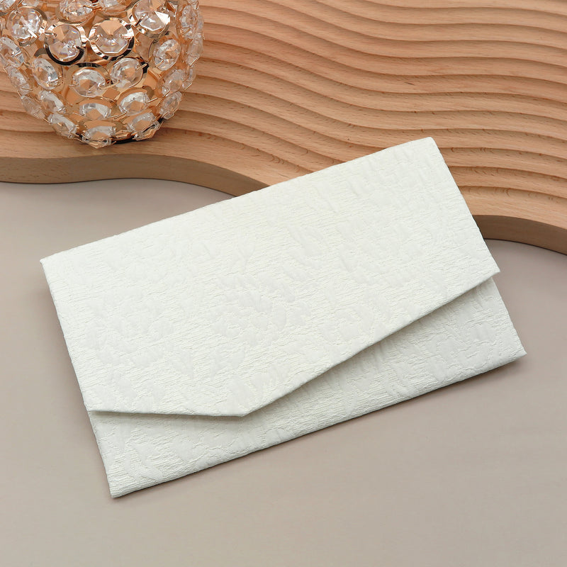 Main image: Japanese Magnetic Pouch - Peony , White tones | 10006-003