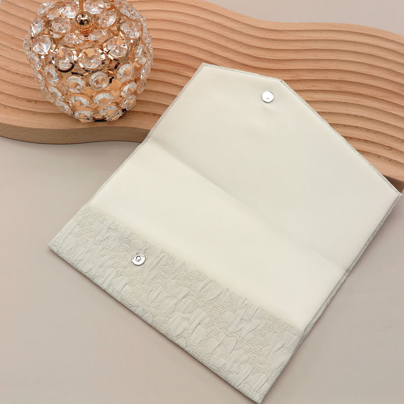 3nd image: Japanese Magnetic Pouch - Cherry Blossom , Beige tones | 10006-007