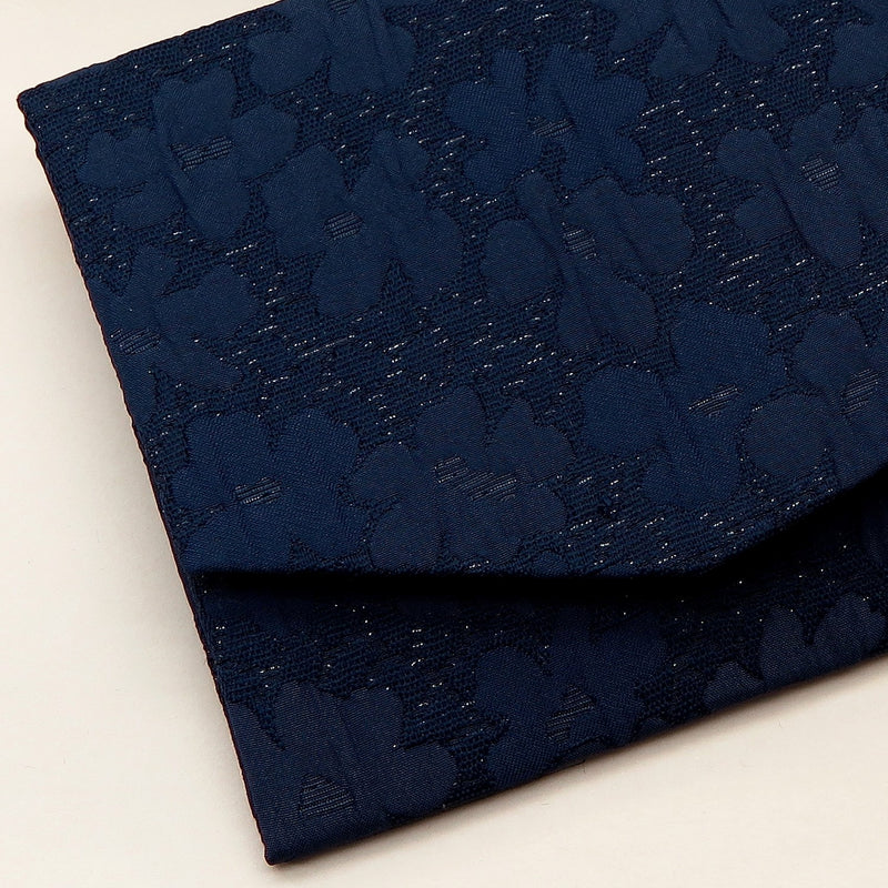 2nd image: Japanese Magnetic Pouch - Cherry Blossom , Navy tones | 10006-009