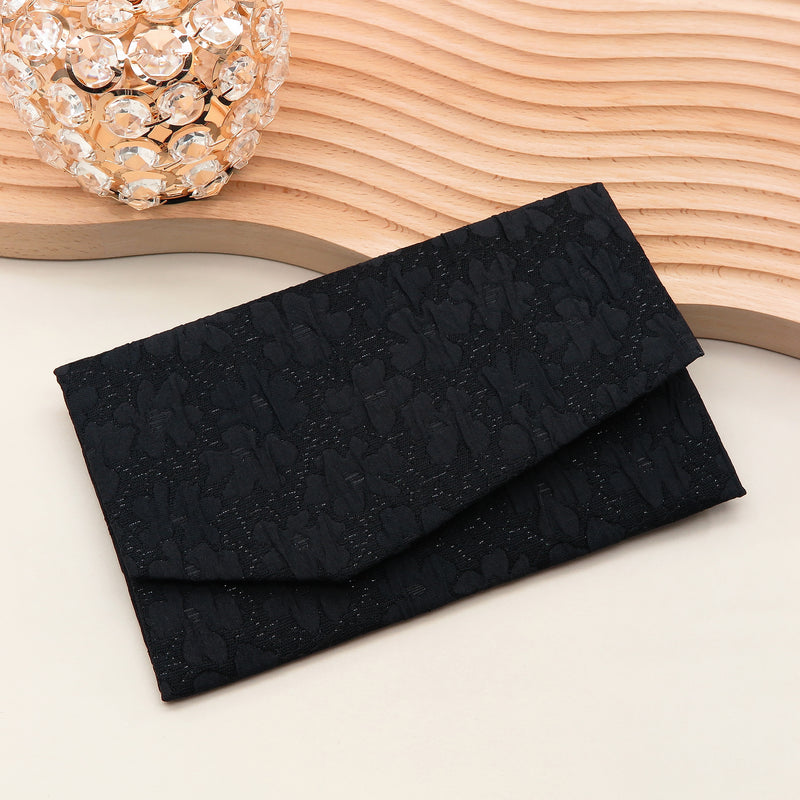 Main image: Japanese Magnetic Pouch - Cherry Blossom , Black tones | 10006-010