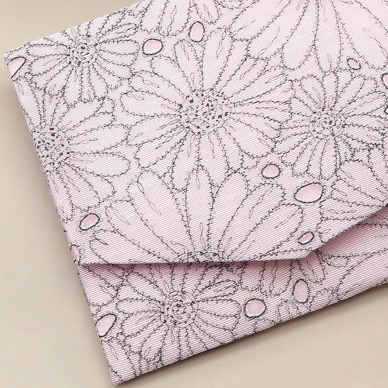 2nd image: Japanese Magnetic Pouch - Marguerite , Pink tones | 10006-015