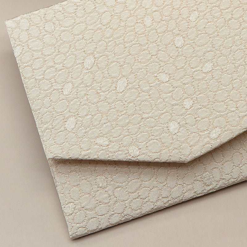 2nd image: Japanese Magnetic Pouch - Polka Dot , Beige tones | 10006-016