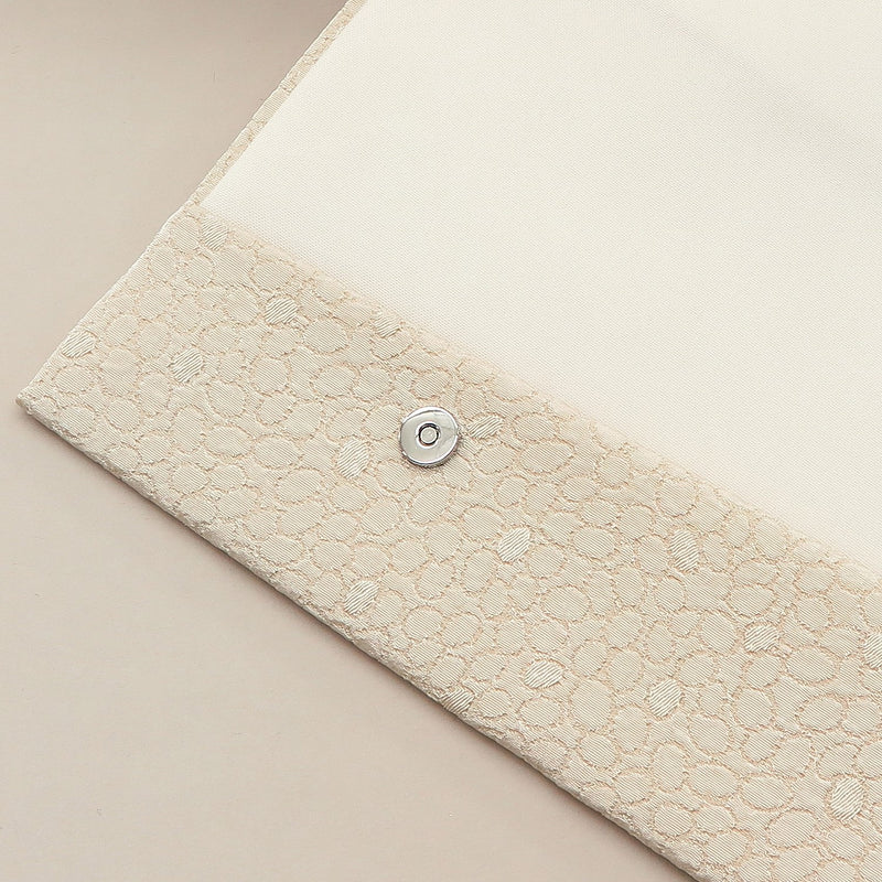 4th image: Japanese Magnetic Pouch - Polka Dot , Beige tones | 10006-016