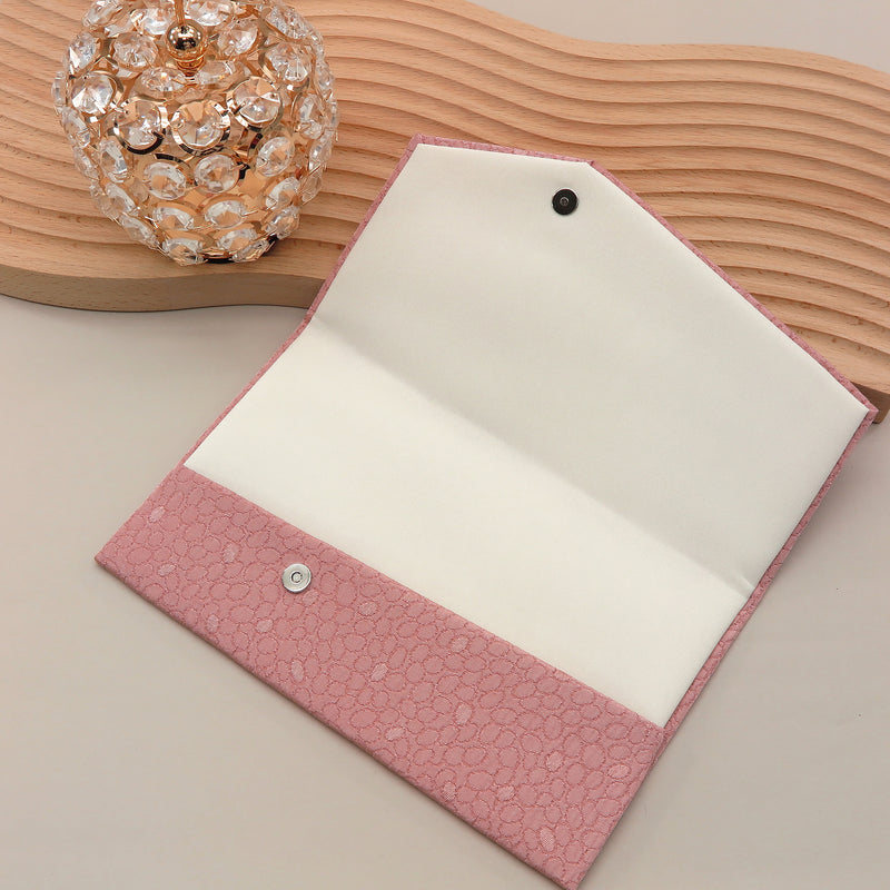 3nd image: Japanese Magnetic Pouch - Polka Dot , Pink tones | 10006-017