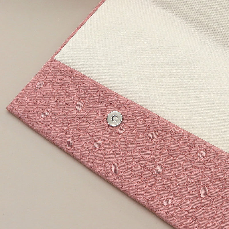 4th image: Japanese Magnetic Pouch - Polka Dot , Pink tones | 10006-017