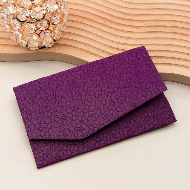 Main image: Japanese Magnetic Pouch - Polka Dot , Purple tones | 10006-018