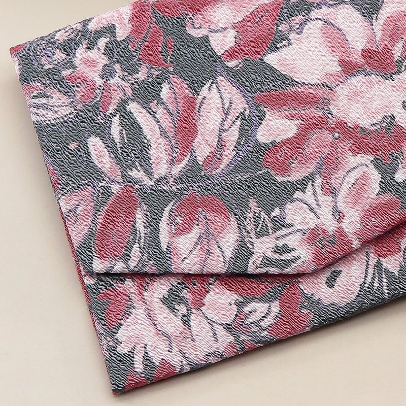 2nd image: Japanese Magnetic Pouch - Floral , Pink tones | 10006-020