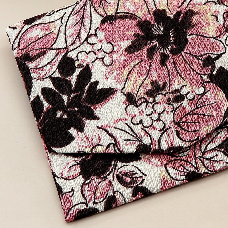 2nd image: Japanese Magnetic Pouch - Floral , Pink tones | 10006-021