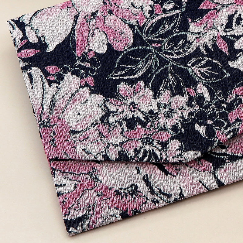 2nd image: Japanese Magnetic Pouch - Floral , Pink tones | 10006-022