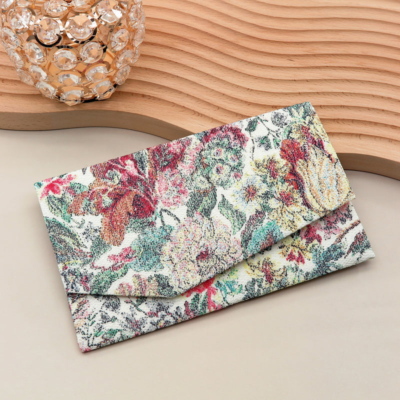 Main image: Japanese Magnetic Pouch - Floral , Multicolor | 10006-023