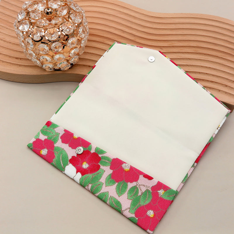 3nd image: Japanese Magnetic Pouch - Camellia , Pink tones | 10006-026